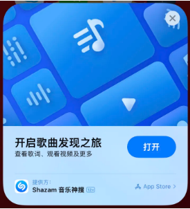 阳春苹果14维修站分享iPhone14音乐识别功能使用方法 