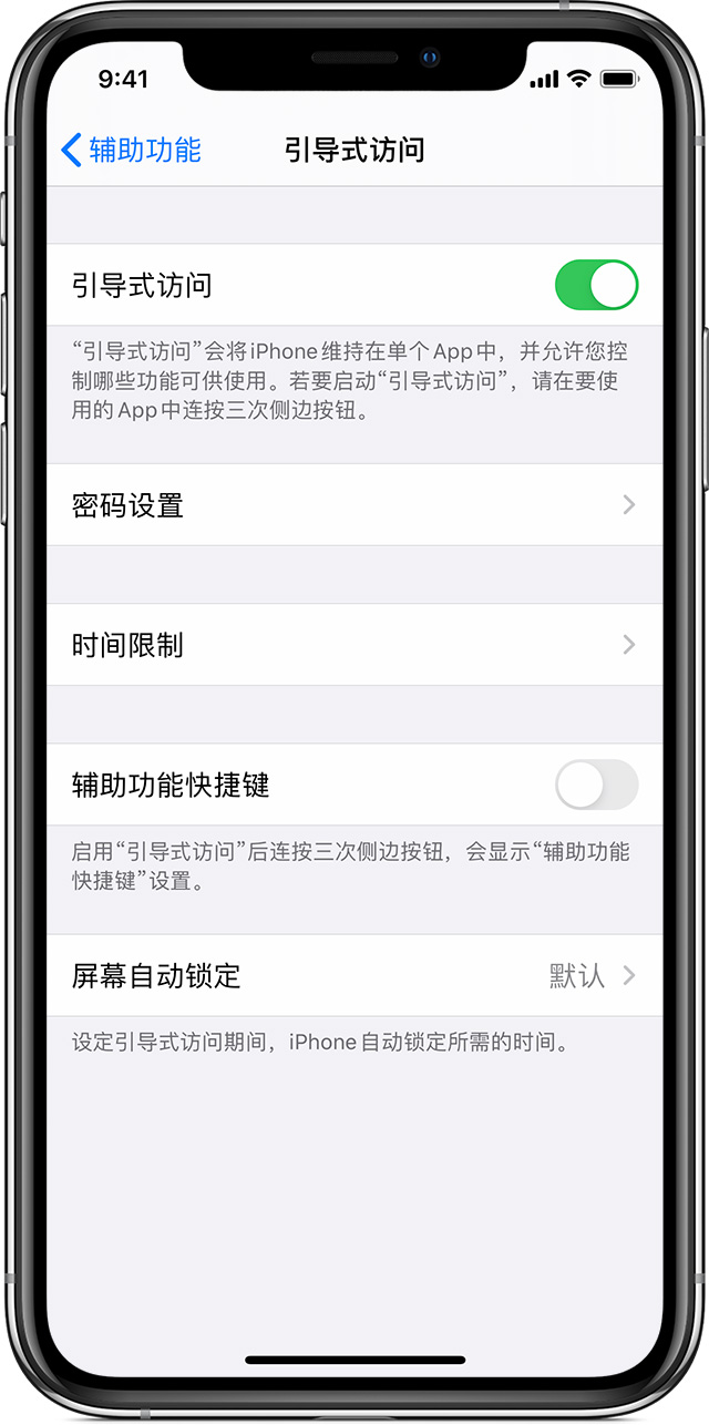 阳春苹果手机维修分享如何在 iPhone 上退出引导式访问 