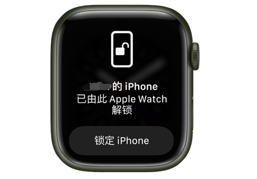 阳春苹果手机维修分享用 AppleWatch 解锁配备面容 ID 的 iPhone方法 